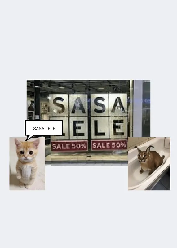 sasa lele meme by @111Brick