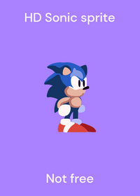 HD Sonic sprite