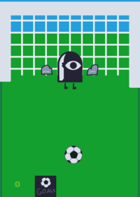 soccer in castle