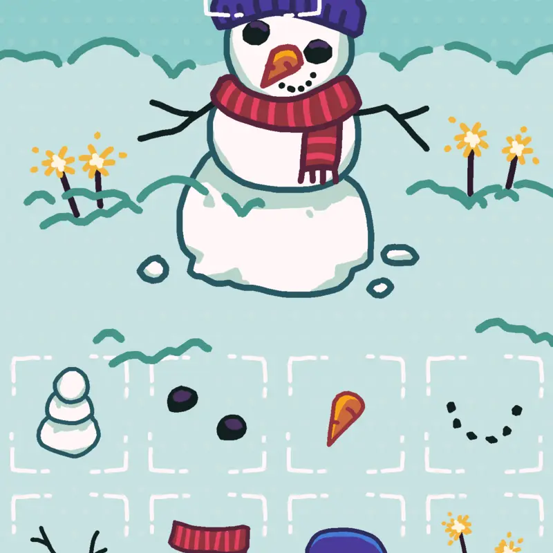 My snowman want a like plss!? 🥺 by @Maxsflasx