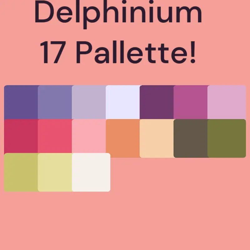 Delphinium Pallete Got! by @Dominic_Offical