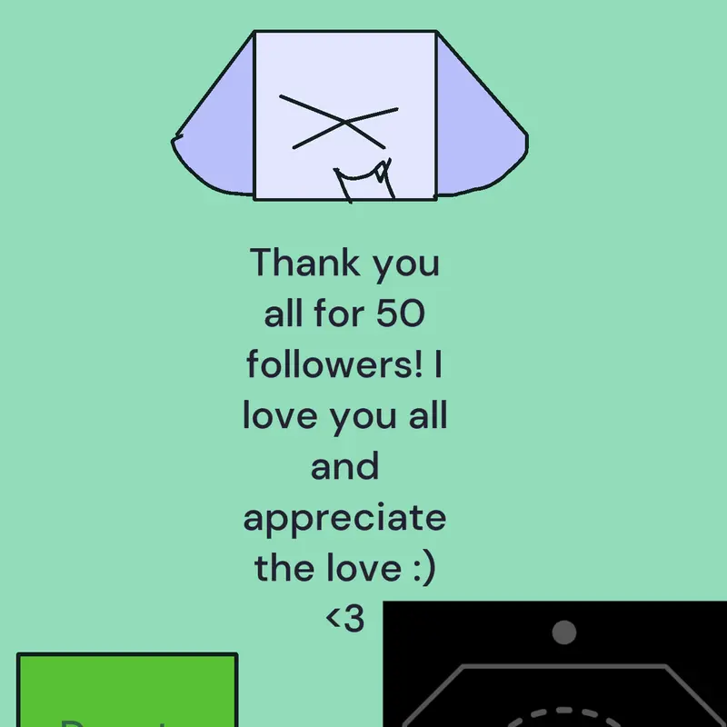 Thank you for 50 followers! yay by @Blue-Raspberry