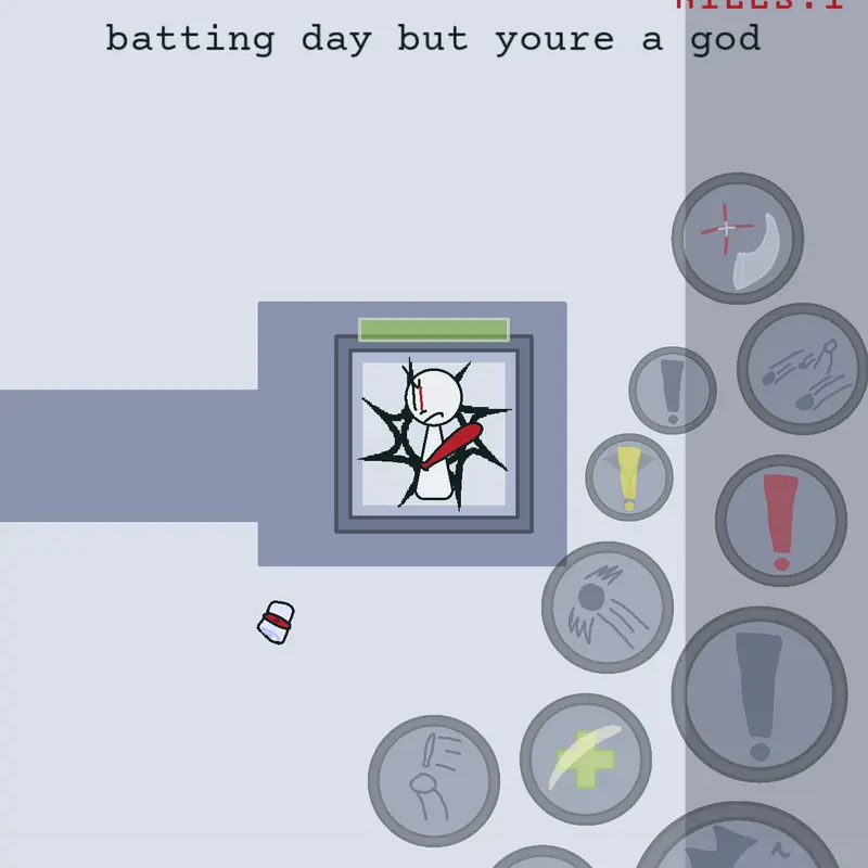 Batting day but you're a god. by @SuperOC