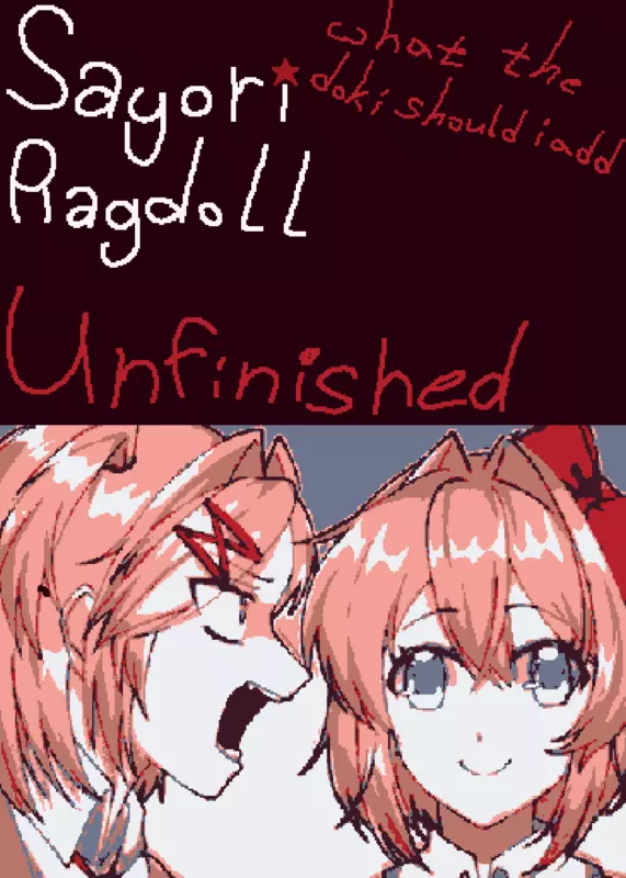 Sayori ragdoll by @ecos28