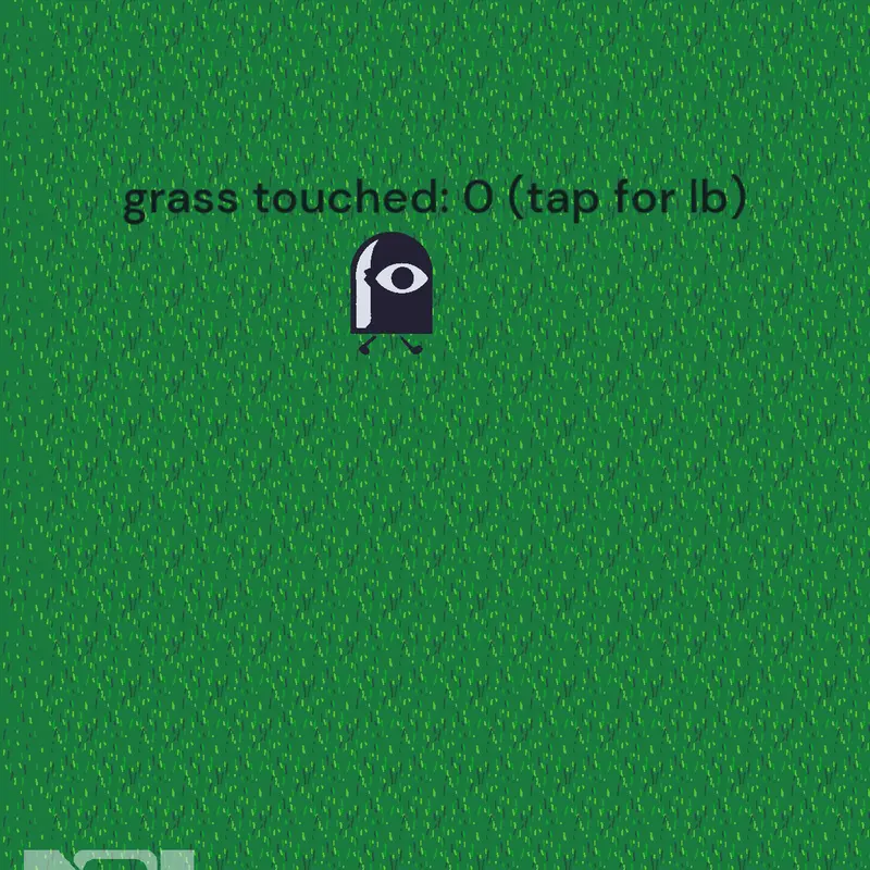 Touching grass simulator by @_nao