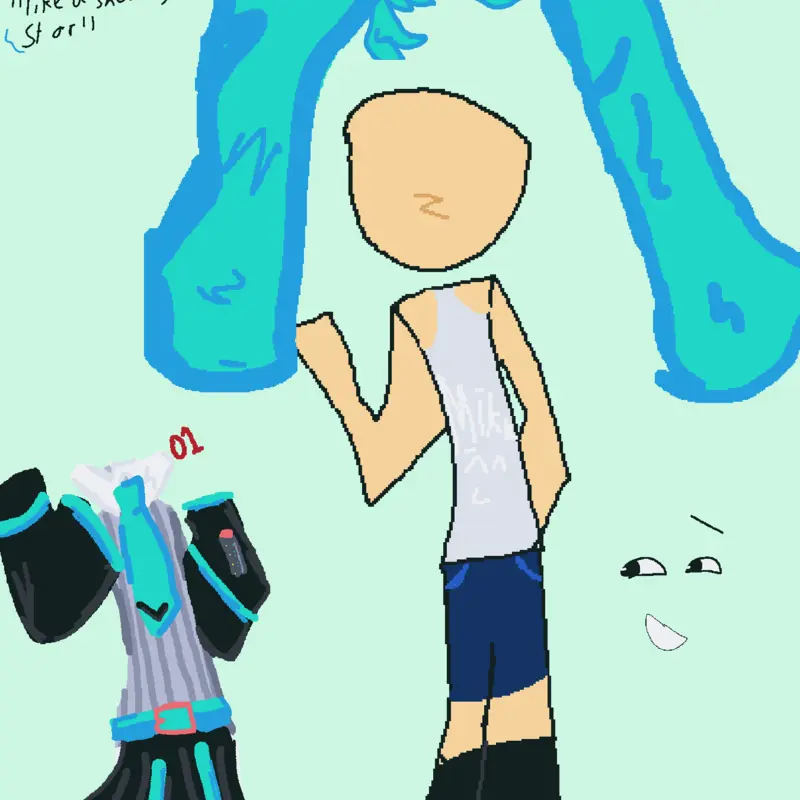 Miku like a shooting star! Hatsune miku by @Starry_123