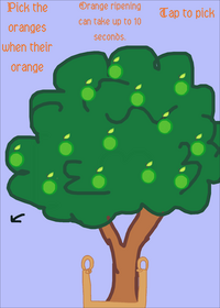 Orange picking game