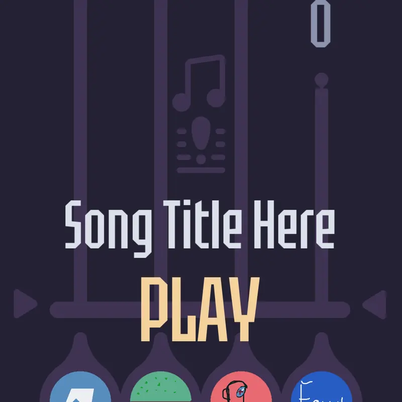 rhythm game-app by @tuvy_emrt