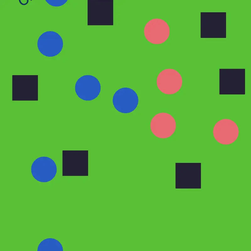 Life simulation by @Robobug