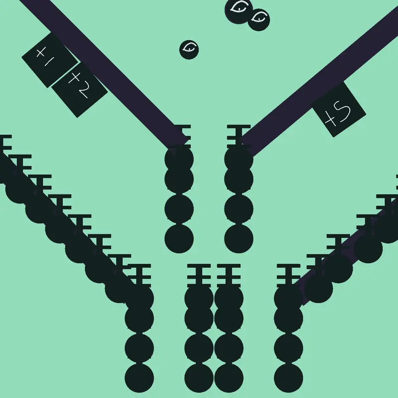 Falling ball by @funshy
