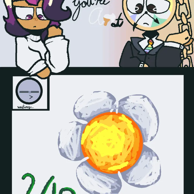 I make a flower cuz idk what to draw by @Melisari_76