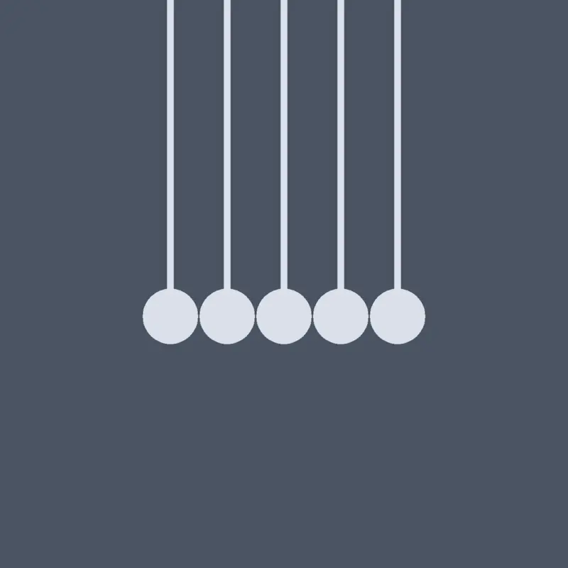 Newton's Cradle by @Xanalania3