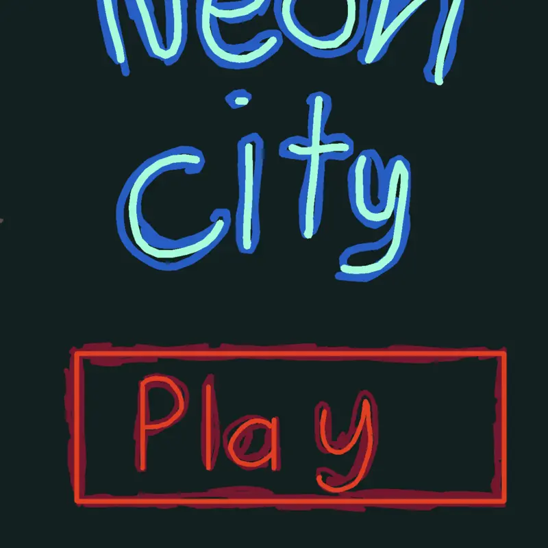 Neon city by @lavender_sky05