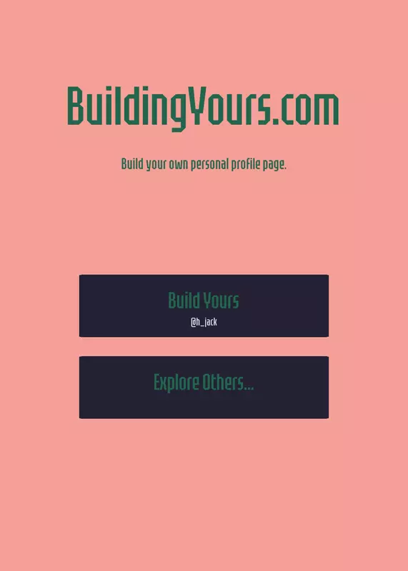 BuildingYours.com by @h_jack