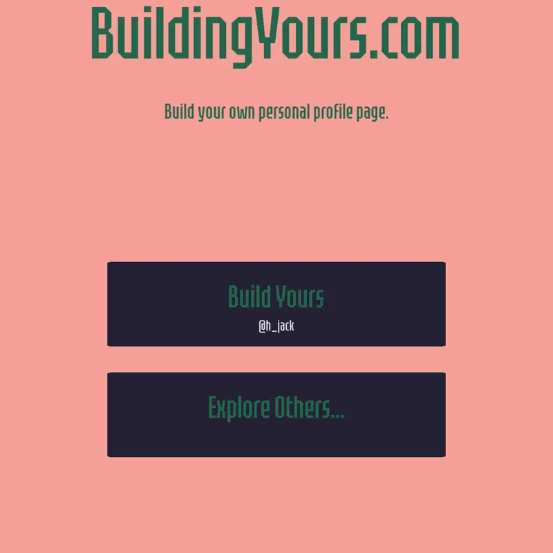 BuildingYours.com by @h_jack