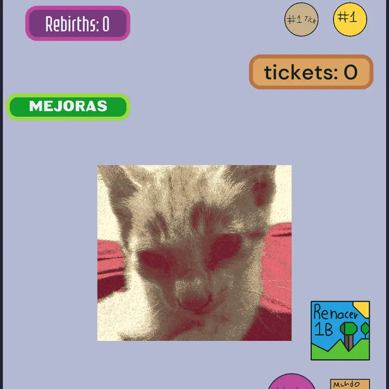 El clicker de mi gato 0_0 by @polluelo