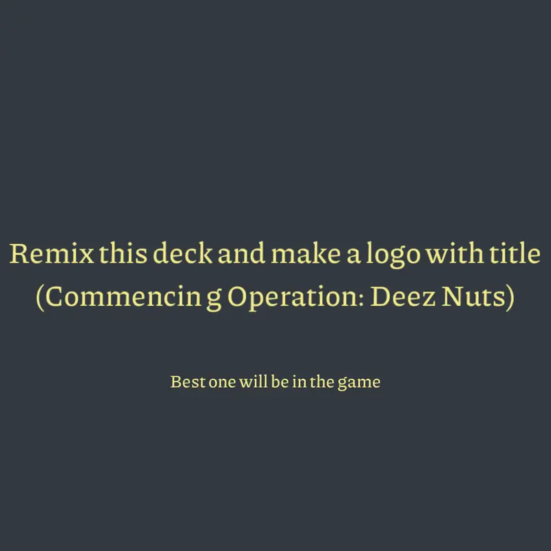Game by @Doctrix