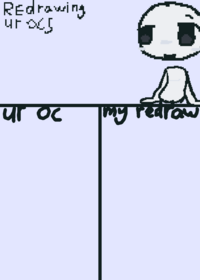 Redrawing ur ocs !