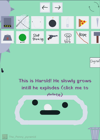 Forgotten project, harold blob