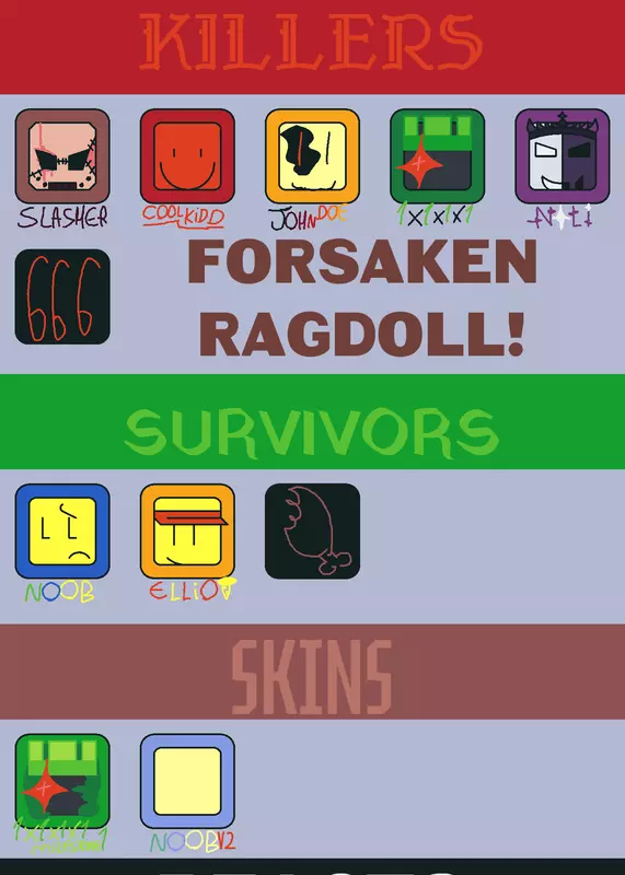 Forsaken ragdoll by @epicface_shed