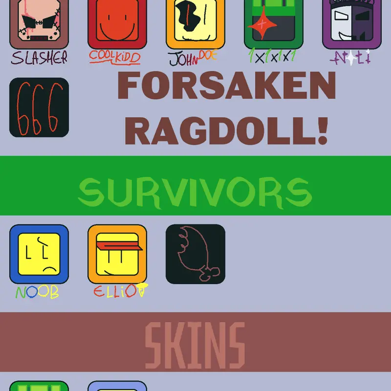 Forsaken ragdoll by @epicface_shed