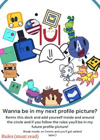 Wanna be in my next profile picture?