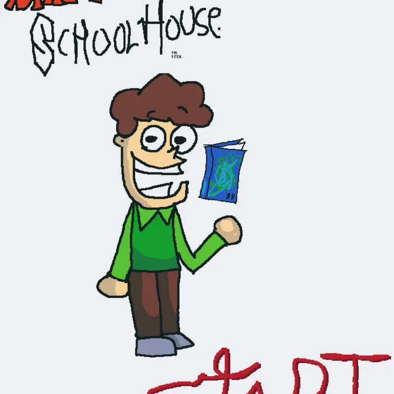 Mark's schoolhouse pal pitch by @gummyredstudio