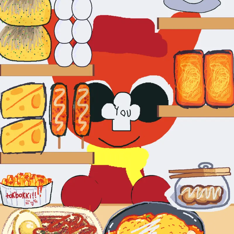 Me want eat food! / You: by @elegysanreds