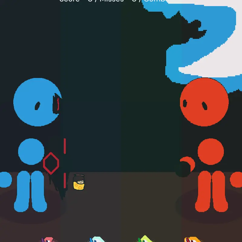 John blue vs Mr.red by @BASE_PLATE