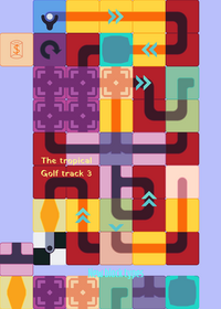 The tropical Golf track 3.