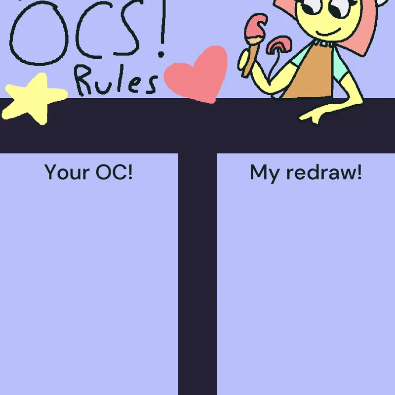 Redrawing OCs becuz why not? by @I_luv_bento
