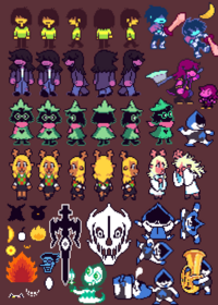 Deltarune sprites free to use