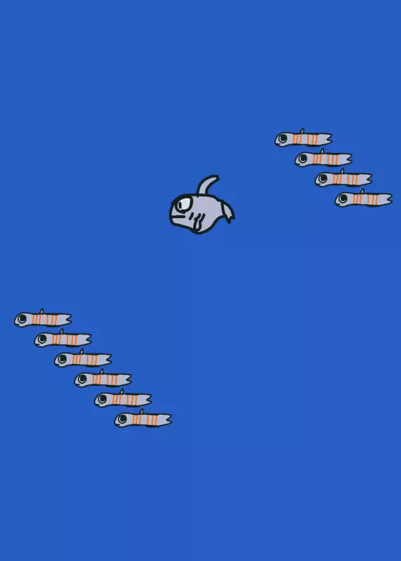 Tasty planet forever (shark) by @BenicioDR