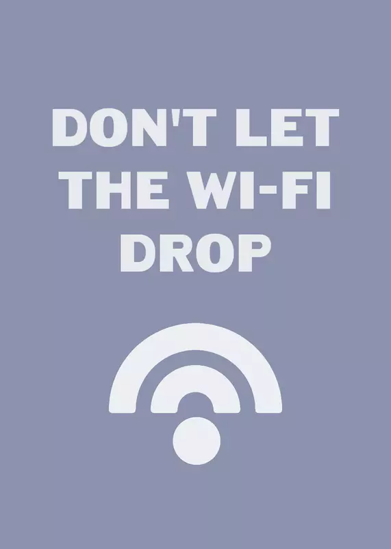 Don't let the wi-fi drop by @gnartej