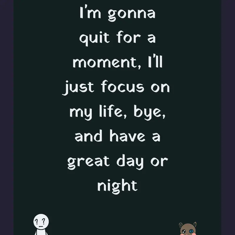 Maybe I'll return tomorrow by @BUDINGJ0