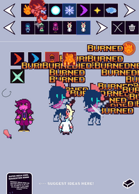 added ice buster, fire ralsei ,firegrave