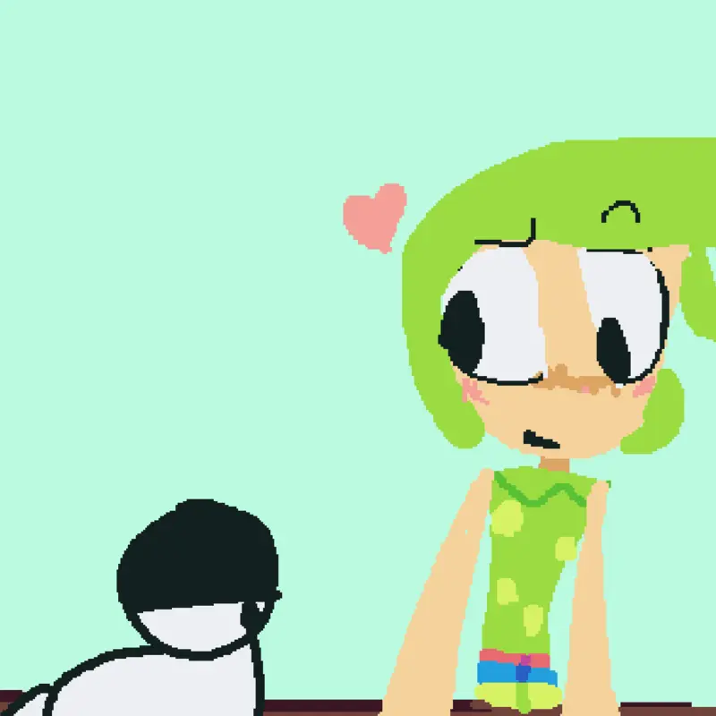Kissing will be nice yes by @PKXDJourneyFan