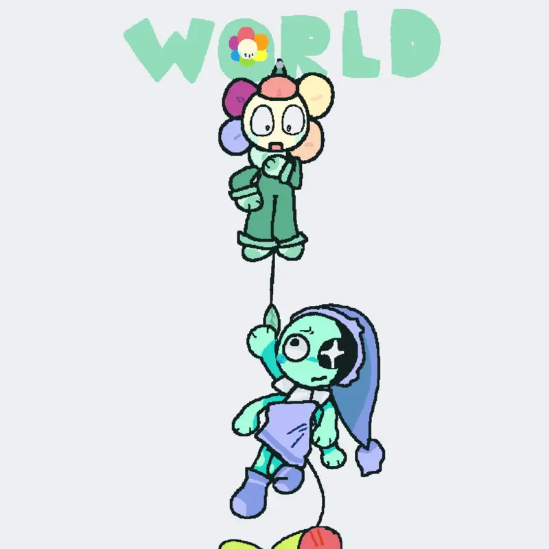 Dandy’s world table by @IMTIREDDDDDD