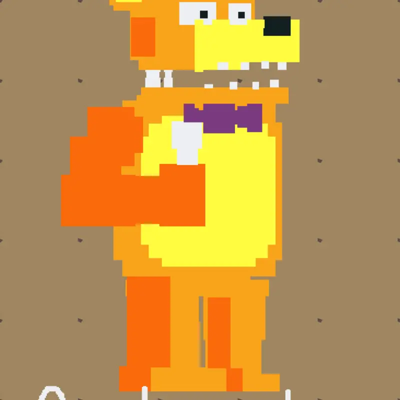 Fredbear bite by @FiveNightsAtFreddys