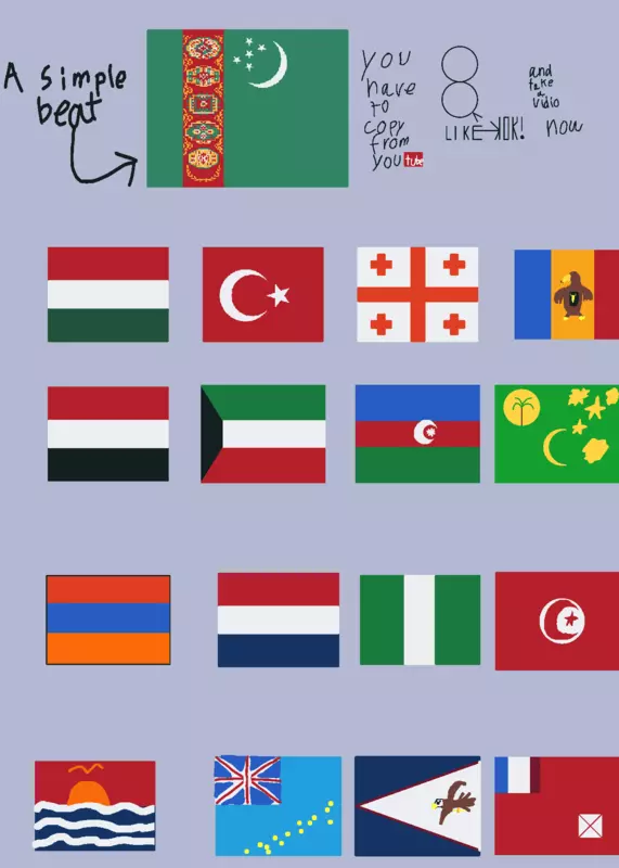Another silly flag band uh by @sya8