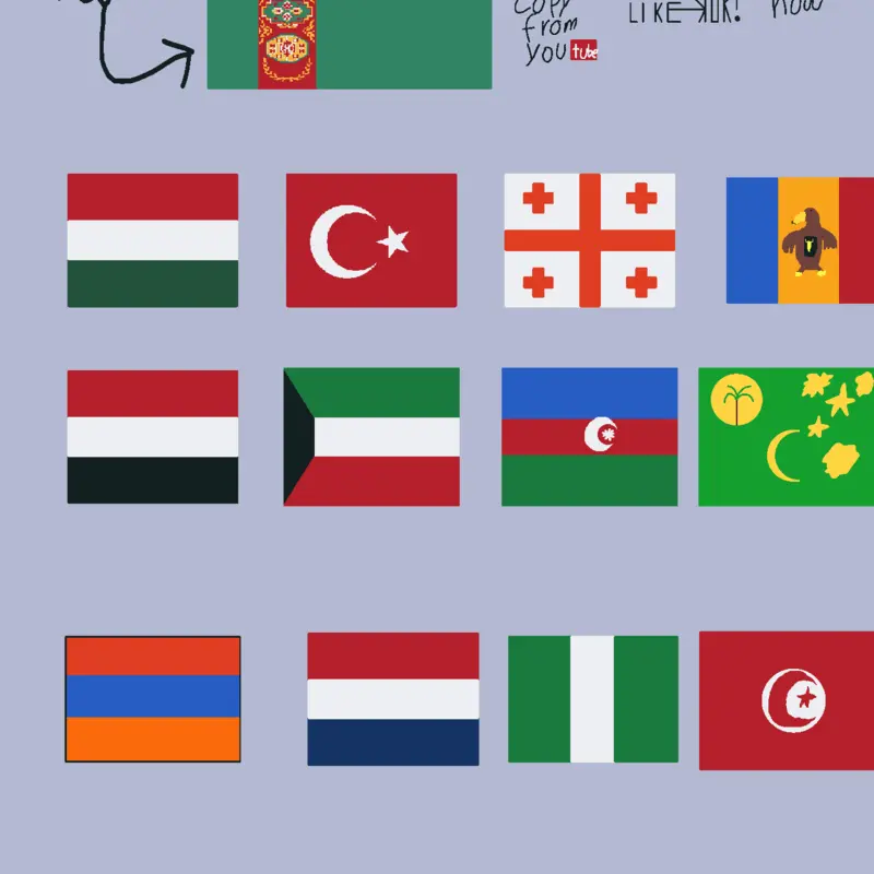 Another silly flag band uh by @sya8