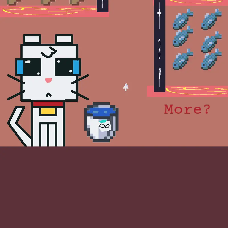 Minecraft cat Mukbang ^q^ by @Spinel_Da_Silly_XD