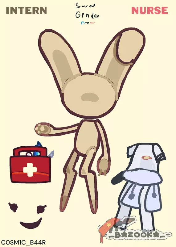 Hospital animal (credits for bazooka) by @C0SM1C_B44R3N_1N_DW