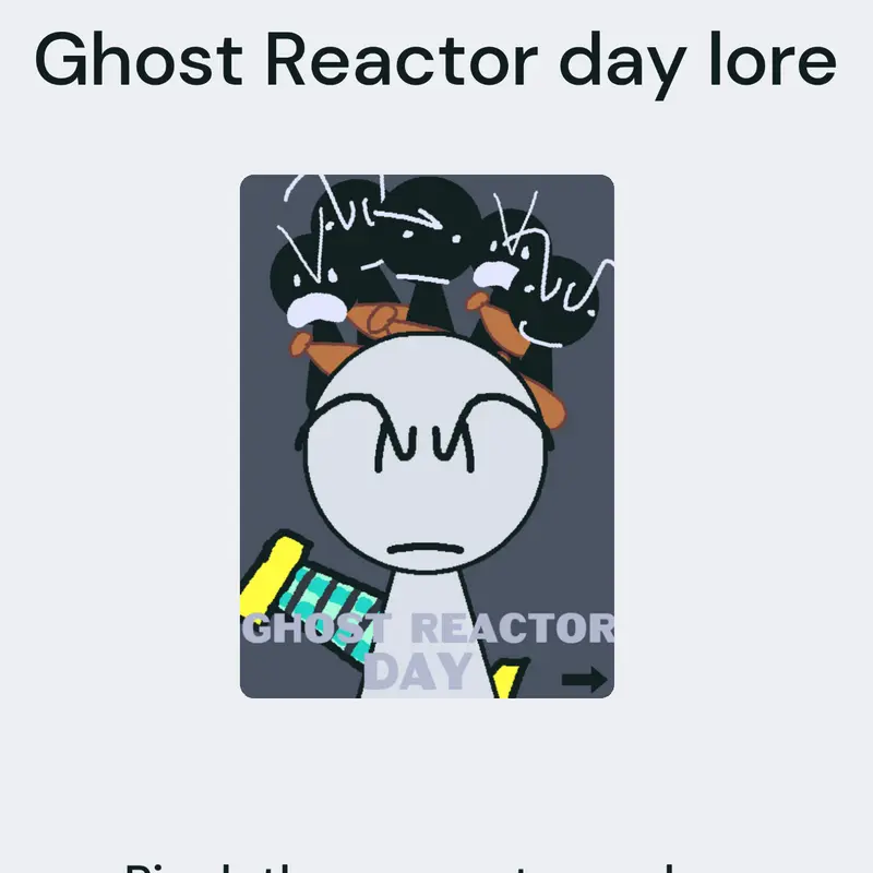Lore for Ghost Reactor Day by @KaffeeTaffy_YT