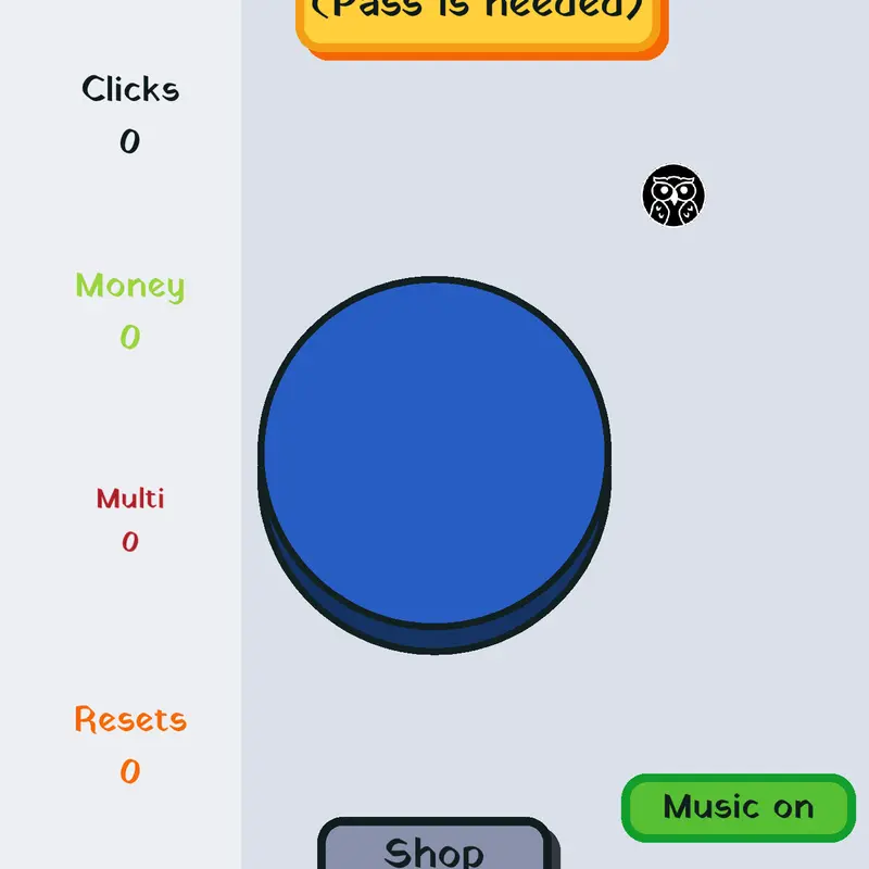 Basic clicker game by @Skitterypants14