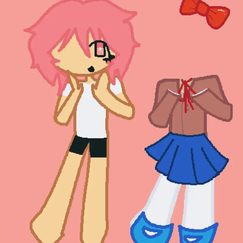Ddlc dressup by @dinosrdabest