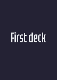 First deck