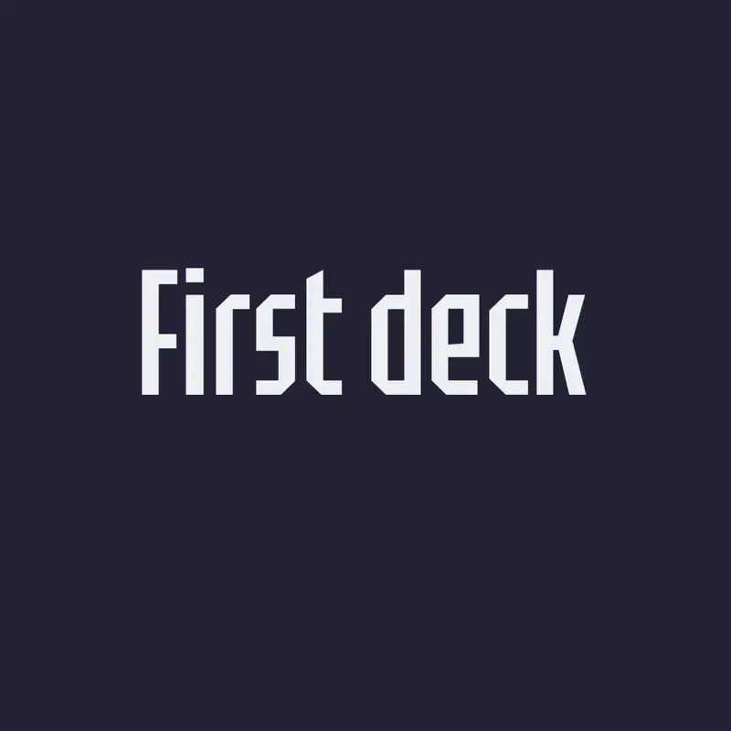 First deck by @Exzenet