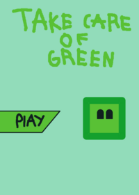 take care of green cube v1!