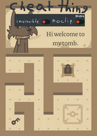 Maze game but with cheats.